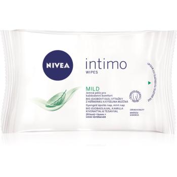 Nivea Intimo Mild papírtörlők az intim higiéniához 20 db