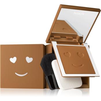 Benefit Hello Happy Velvet Powder Foundation kompakt púderes make-up árnyalat 12 Dark Warm 7 g