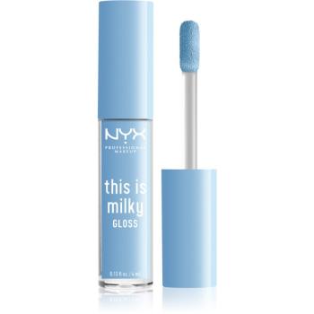 NYX Professional Makeup This is Milky Gloss hidratáló ajakfény árnyalat 01 - Fo-moo 4 ml