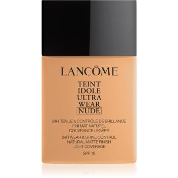Lancôme Teint Idole Ultra Wear Nude könnyű mattító make-up árnyalat 049 Beige Pêche 40 ml