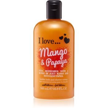 I love... Mango & Papaya tusoló és fürdő krém 500 ml