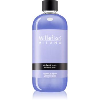 Millefiori Natural Violet & Musk aroma diffúzor töltelék 500 ml