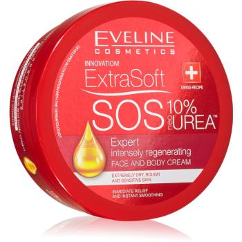Eveline Cosmetics Extra Soft SOS intenzív regeneráló krém testre és arcra 175 ml