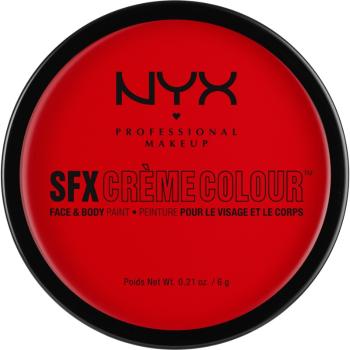 NYX Professional Makeup SFX Creme Colour™ make-up arcra és testre árnyalat 01 Red 6 g