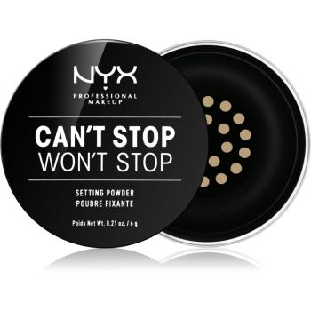 NYX Professional Makeup Can't Stop Won't Stop porpúder árnyalat 02 Light-medium 6 g