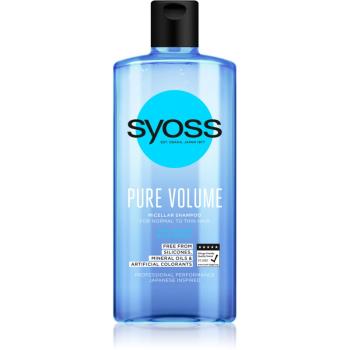 Syoss Pure Volume dúsító hatású micellás sampon 440 ml