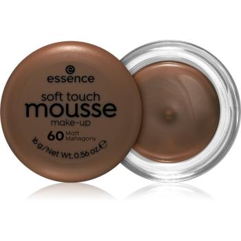 Essence Soft Touch mattító hab állagú make-up árnyalat 60 Matt Mahogany 16 g