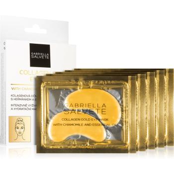 Gabriella Salvete Face Mask Collagen Gold szemmaszk a duzzanat és sötét karikák ellen kollagénnel 5x2 db