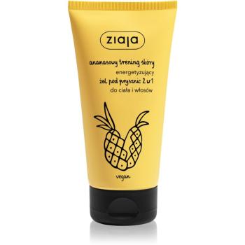 Ziaja Pineapple energizáló tusfürdő gél testre és hajra 160 ml