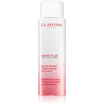 Clarins White Plus Pure Translucency Brightening Aqua Treatment Lotion élénkítő arcvíz hidratáló hatással 200 ml