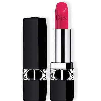DIOR Rouge Dior hosszan tartó rúzs utántölthető árnyalat 766 Rose Harpers Satin 3.5 g