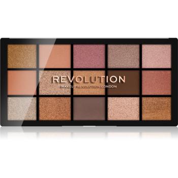 Makeup Revolution Reloaded szemhéjfesték paletta árnyalat Fundamental 15 x 1.1 g