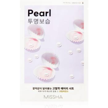 Missha Airy Fit Pearl hidratáló és élénkítő arcmaszk 19 g