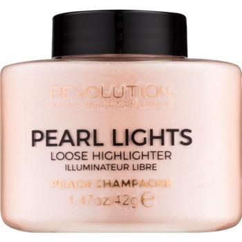 Makeup Revolution Pearl Lights gyengéd élénkítő árnyalat Peach Champagne 35 g