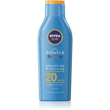 Nivea Sun Protect & Bronze intenzív napozótej SPF 20 200 ml