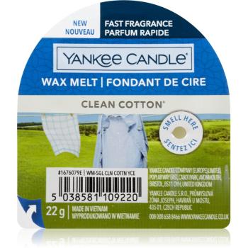 Yankee Candle Clean Cotton illatos viasz aromalámpába I. 22 g