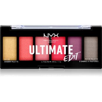 NYX Professional Makeup Ultimate Edit Petite Shadow szemhéjfesték paletta árnyalat 03 Phoenix 6x1.2 g