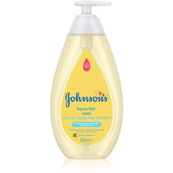 Johnson's® Top-to-Toe tisztító gél testre és hajra gyermekeknek születéstől kezdődően 500 ml