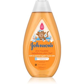 Johnson's® Wash and Bath buborékos fürdő és tisztító gél 2 az 1-ben 500 ml