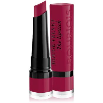 Bourjois Rouge Velvet The Lipstick mattító rúzs árnyalat 10 Magni-Fig 2.4 g