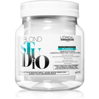 L’Oréal Professionnel Blond Studio Platinium élénkítő krém ammónia nélkül 500 g