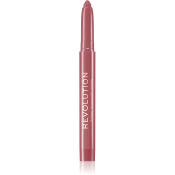 Makeup Revolution Velvet Kiss hidratáló krém rúzs ceruzában árnyalat Rosé 1.2 g
