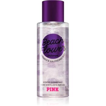 Victoria's Secret PINK Beach Flower Shimmer testápoló spray csillámporral hölgyeknek 250 ml