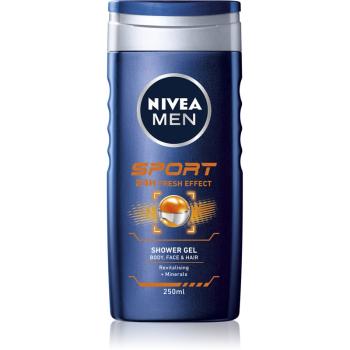 Nivea Men Sport tusfürdő gél arcra, testre és hajra 250 ml
