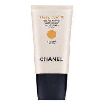 Chanel Soleil Identite Soin Auto-bronzant Doré barnító krém arcra 50 ml