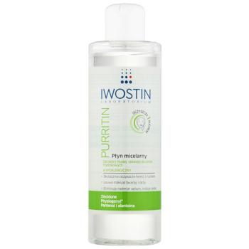 Iwostin Purritin micellás víz normál és száraz, érzékeny bőrre az aknéra hajlamos zsíros bőrre 215 ml