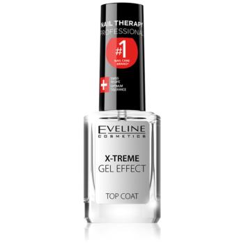 Eveline Cosmetics Nail Therapy fedő körömlakk a magas fényért 12 ml