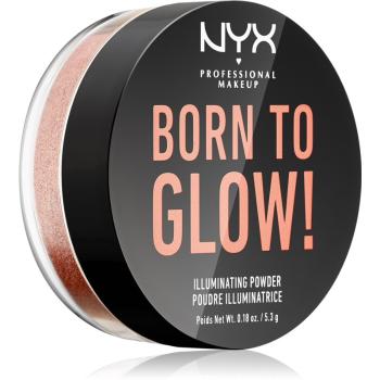 NYX Professional Makeup Born To Glow világosító púder árnyalat 03 - Warm Strobe 5.3 g