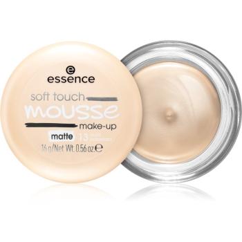 Essence Soft Touch mattító hab állagú make-up árnyalat 13 Matt Porcelain 16 g