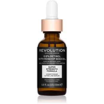 Revolution Skincare 0.5% Retinol Super Serum with Rosehip Seed Oil Ránctalanító és hidratáló szérum 30 ml