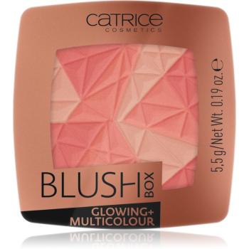 Catrice Blush Box Glowing + Multicolour élénkítő arcpirosító árnyalat 010 Dolce Vita 5.5 g