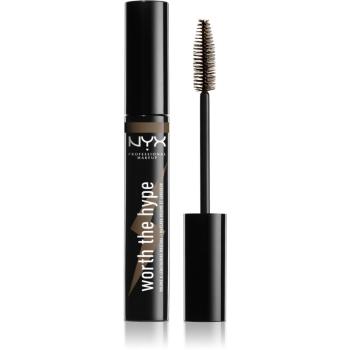 NYX Professional Makeup Worth The Hype szempillaspirál árnyalat 02 Brownish Black 7 ml