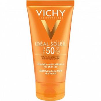 Vichy Idéal Soleil SPF50 Mattifying Face Fluid Dry Touch hidratáló és védő fluid matt hatású 50 ml