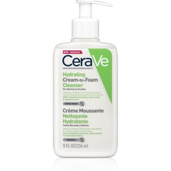 CeraVe Cleansers tisztító habzó krém normál és száraz bőrre 236 ml