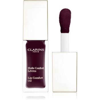 Clarins Instant Light Lip Comfort Oil tápláló ápolás az ajkakra árnyalat 08 Blackberry 7 ml