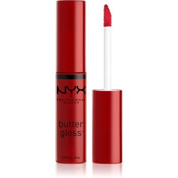 NYX Professional Makeup Butter Gloss ajakfény árnyalat 20 Red Velvet 8 ml