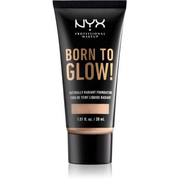 NYX Professional Makeup Born To Glow élénkítő folyékony make-up árnyalat 05 Light 30 ml