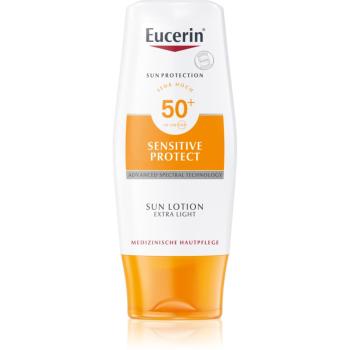 Eucerin Sun Sensitive Protect extra könnyű napozó tej SPF 50+ 150 ml