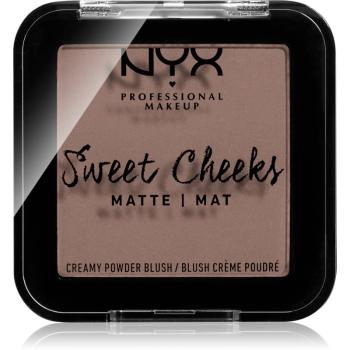 NYX Professional Makeup Sweet Cheeks Blush Matte arcpirosító árnyalat SO TAUPE 5 g
