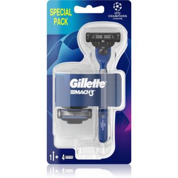 Gillette Mach3 Football borotva tartalék pengék 3 db