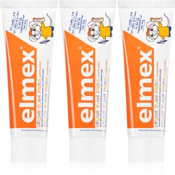 Elmex Caries Protection Kids fogkrém gyermekeknek 3 x 50 ml
