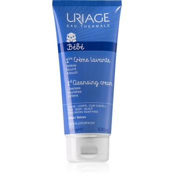 Uriage Bébé 1st Cleansing Cream tisztító krém arcra, testre és hajra 200 ml
