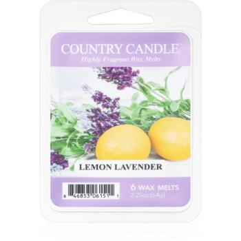 Country Candle Lemon Lavender illatos viasz aromalámpába 64 g