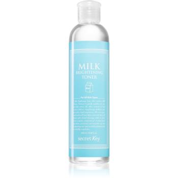 Secret Key Fresh Nature Milk élénkítő tápláló arcvíz peeling hatással 248 ml