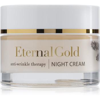Organique Eternal Gold Anti-Wrinkle Therapy éjszakai ránctalanító krém száraz és érzékeny bőrre 50 ml