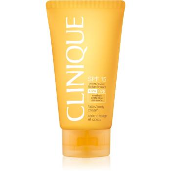 Clinique Sun SPF 15 Face/Body Cream napozókrém SPF 15 150 ml